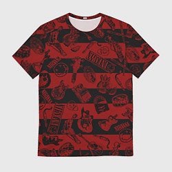 Футболка мужская Свитер Курта нирвана, цвет: 3D-принт