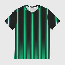 Мужская футболка Neon turquoise