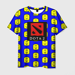 Футболка мужская Dota smile pattern, цвет: 3D-принт