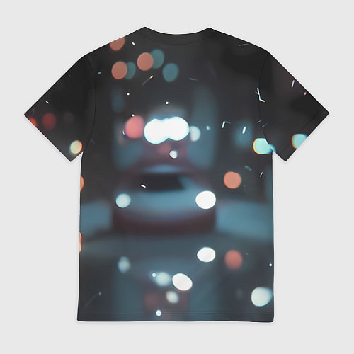 Мужская футболка Человек-паук и вспышки света / 3D-принт – фото 2