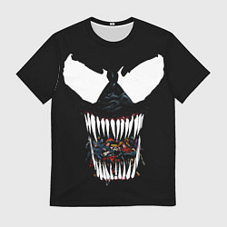 Мужская футболка Веном жрет