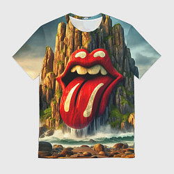 Мужская футболка Rolling Stones - sea rocks