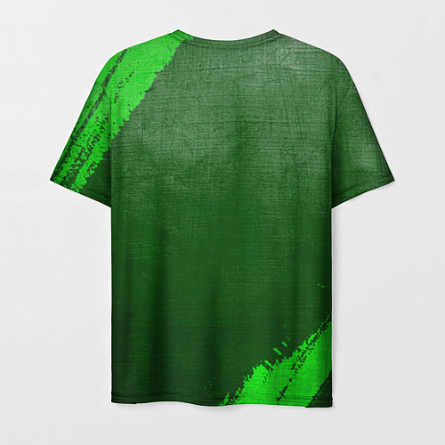 Мужская футболка Blink 182 - green gradient / 3D-принт – фото 2