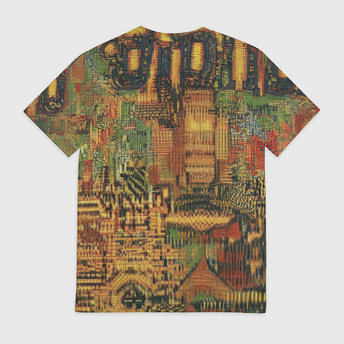 Мужская футболка Текстурный Бэтмен / 3D-принт – фото 2