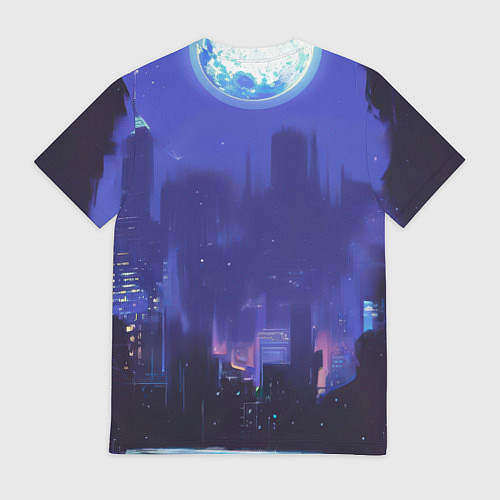 Мужская футболка Бэтмен в стойке победителя / 3D-принт – фото 2