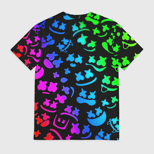 Мужская футболка Marshmello x NASA gradient / 3D-принт – фото 2