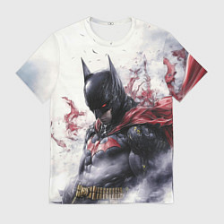 Футболка мужская Бэтмен в тумане, цвет: 3D-принт