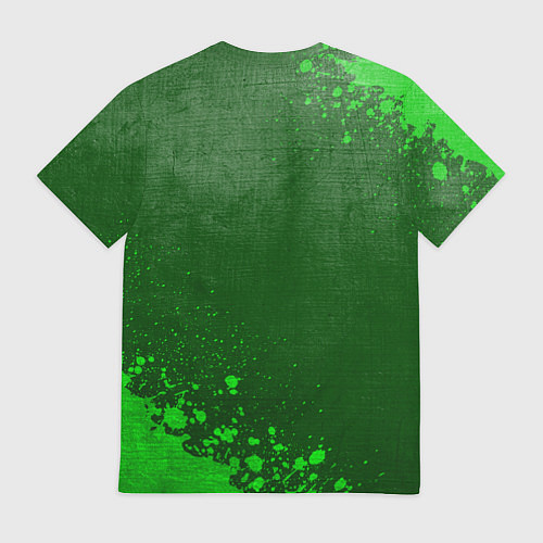 Мужская футболка Hunter x Hunter - green gradient вертикально / 3D-принт – фото 2