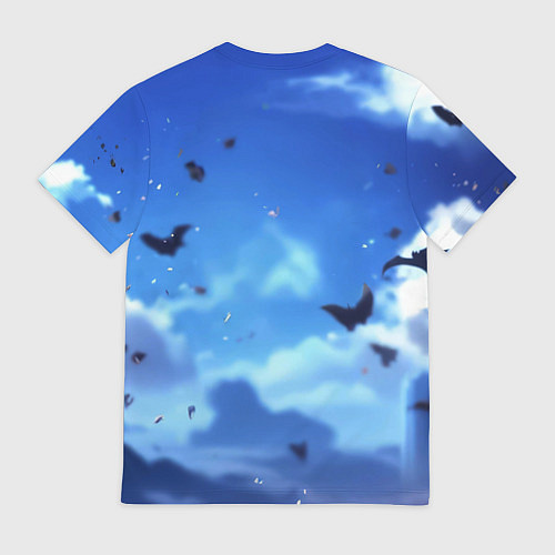 Мужская футболка Бэтмен синее небо / 3D-принт – фото 2