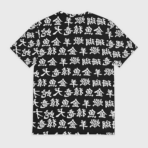 Мужская футболка Monster energy japan pattern / 3D-принт – фото 2