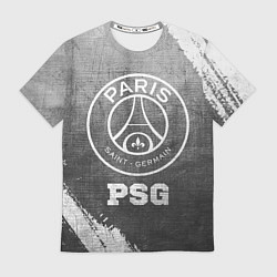 Футболка мужская PSG - grey gradient, цвет: 3D-принт