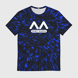 Футболка мужская Bungo Stray Dogs blue energy, цвет: 3D-принт