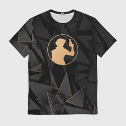 Футболка мужская Cowboy Bebop golden poly, цвет: 3D-принт