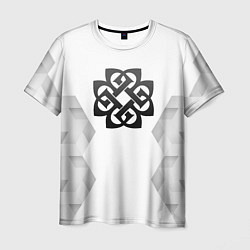 Футболка мужская Breaking Benjamin white poly, цвет: 3D-принт