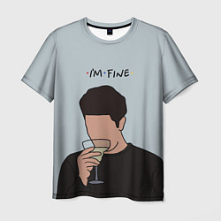 Футболка мужская Ross - im fine, цвет: 3D-принт