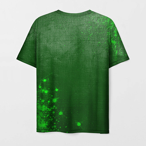 Мужская футболка Suzuki - green gradient вертикально / 3D-принт – фото 2