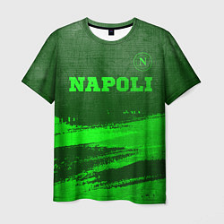 Футболка мужская Napoli - green gradient посередине, цвет: 3D-принт