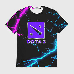 Футболка мужская Dota неоновый шторм, цвет: 3D-принт