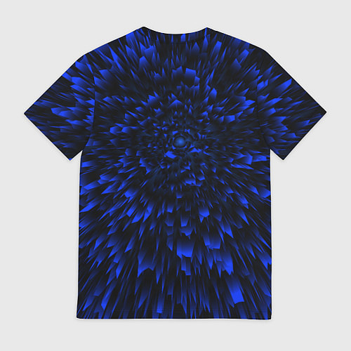 Мужская футболка Placebo blue energy / 3D-принт – фото 2