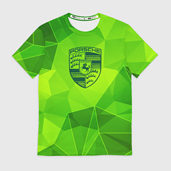 Футболка мужская Porsche green poly, цвет: 3D-принт