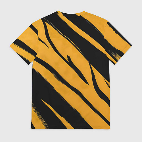 Мужская футболка Тигровый раскрас / 3D-принт – фото 2