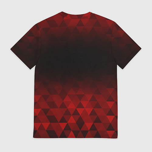 Мужская футболка Depeche Mode red poly / 3D-принт – фото 2