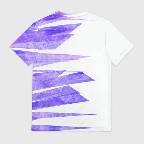 Мужская футболка Color white purple / 3D-принт – фото 2
