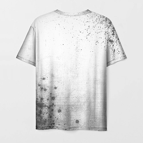 Мужская футболка PSG - white gradient вертикально / 3D-принт – фото 2