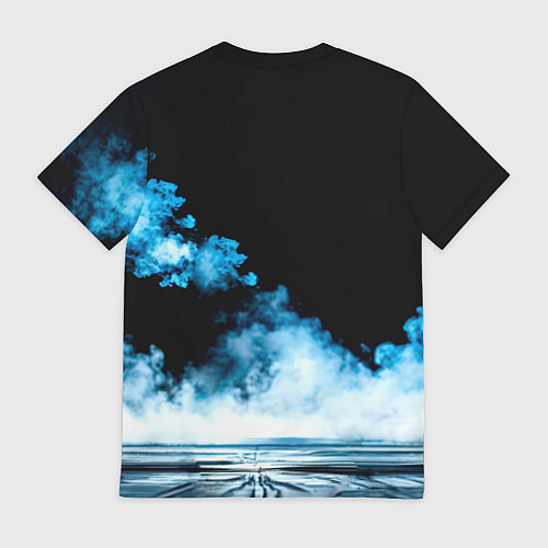 Мужская футболка Боец джиу-джитсу в дыму / 3D-принт – фото 2