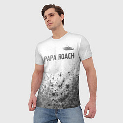Футболка мужская Papa Roach - white gradient посередине, цвет: 3D-принт — фото 2