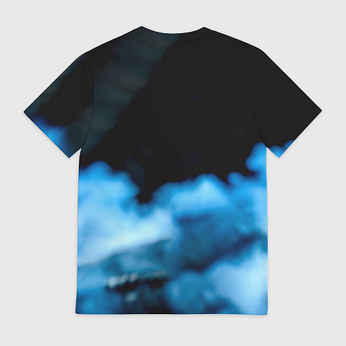 Мужская футболка Дастин Порье в дыму / 3D-принт – фото 2