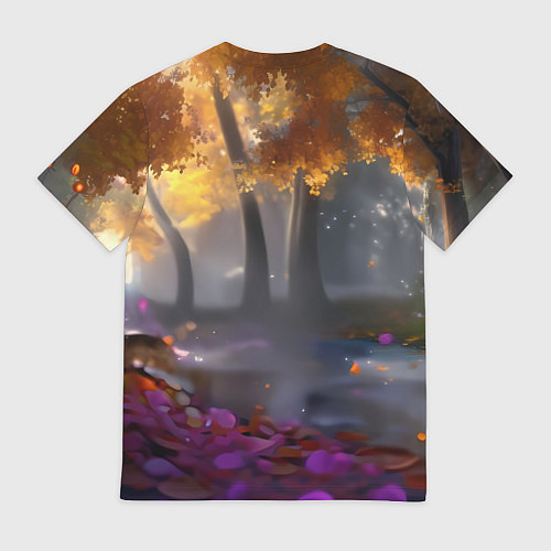 Мужская футболка BMW синие неоновые фары / 3D-принт – фото 2