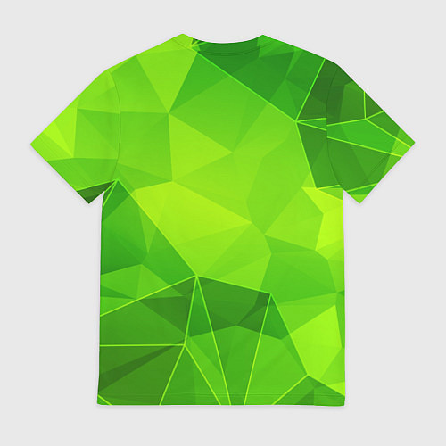 Мужская футболка Nirvana green poly / 3D-принт – фото 2