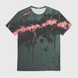 Мужская футболка Гранж потертая текстура