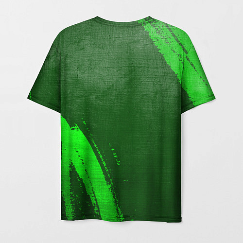 Мужская футболка Breaking Benjamin - green gradient вертикально / 3D-принт – фото 2