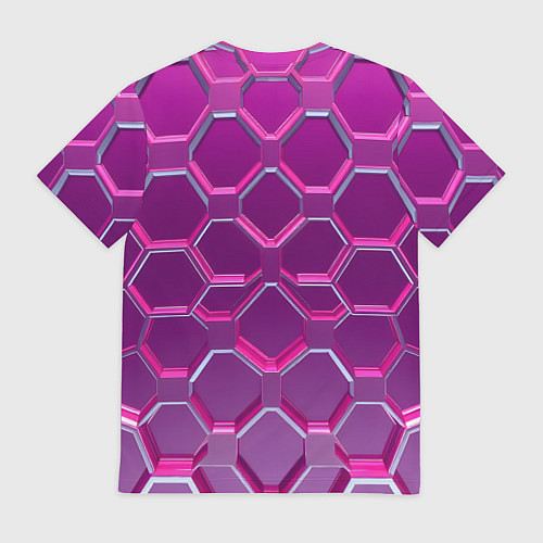 Мужская футболка Розовый бронежилет / 3D-принт – фото 2