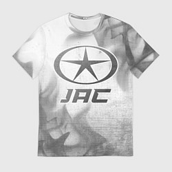 Футболка мужская JAC - white gradient, цвет: 3D-принт