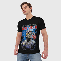 Футболка мужская Powerslave Iron Maiden - мумия, цвет: 3D-принт — фото 2