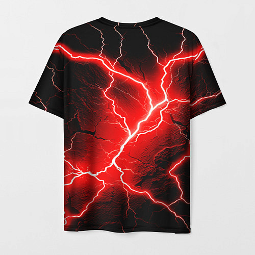 Мужская футболка Lightning / 3D-принт – фото 2