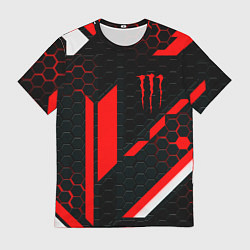 Мужская футболка Monster energy sport geometry
