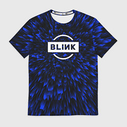Футболка мужская Blackpink blue energy, цвет: 3D-принт