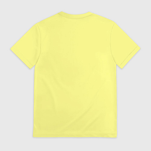 Мужская футболка Сливочно жёлтый цвет / 3D-принт – фото 2