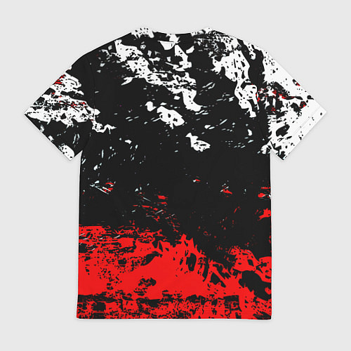 Мужская футболка Nasa краски / 3D-принт – фото 2