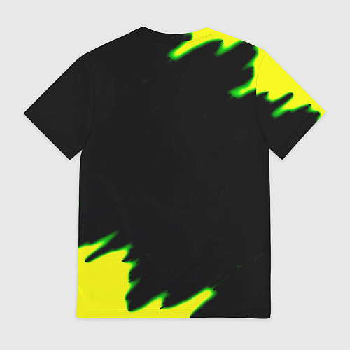 Мужская футболка Кислотный монстр энерджи / 3D-принт – фото 2