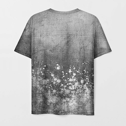 Мужская футболка PSG - grey gradient посередине / 3D-принт – фото 2