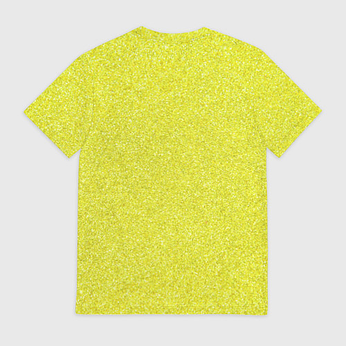 Мужская футболка Ярко салатный блеск / 3D-принт – фото 2