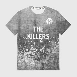 Футболка мужская The Killers - grey gradient посередине, цвет: 3D-принт