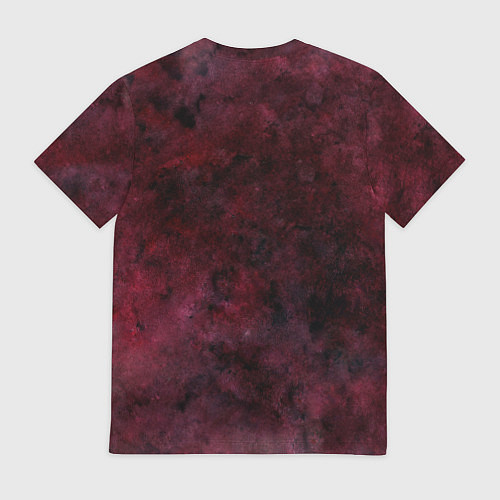 Мужская футболка Орёл с шрамом на фоне кровавого неба / 3D-принт – фото 2