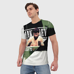 Футболка мужская Магомед Анкалаев боец ММА, цвет: 3D-принт — фото 2