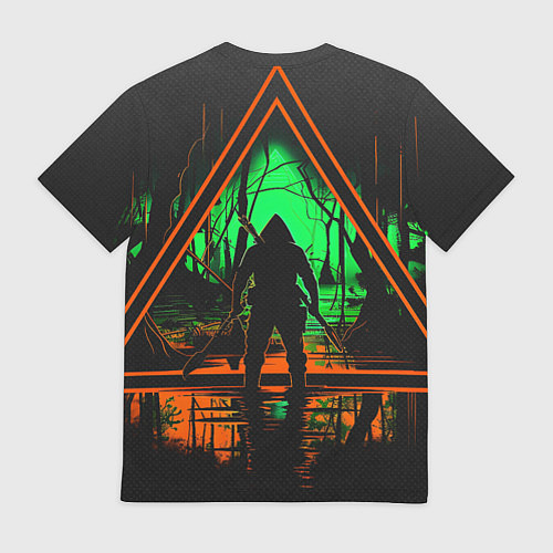 Мужская футболка Выживание в лесу / 3D-принт – фото 2